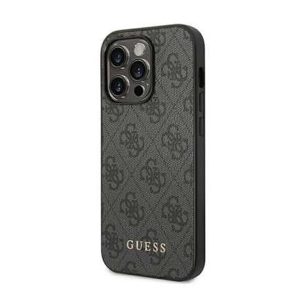Guess telefontok iPhone 14 Magsafe GCUBE iPhone 14 Pro Max arany logo/szürke