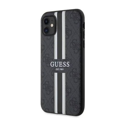 Guess iPhone 11 Magsafe telefontok csíkos-fekete